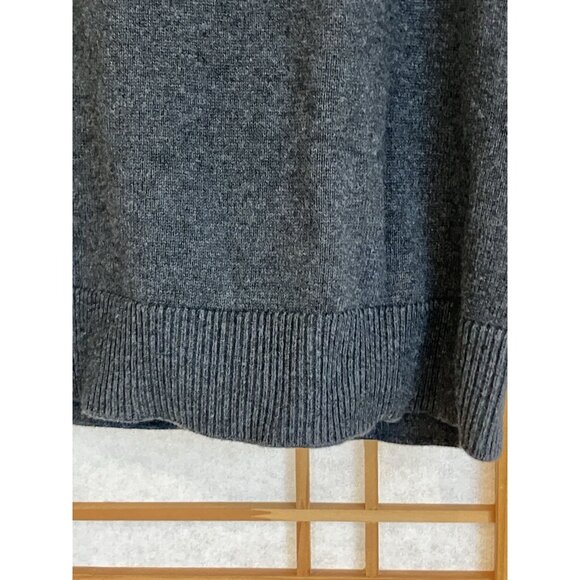 Men’s Goodfellow Co Short Sleeve Charcoal Gray Collared Sweater Shirt, Medium - Picture 6 of 9